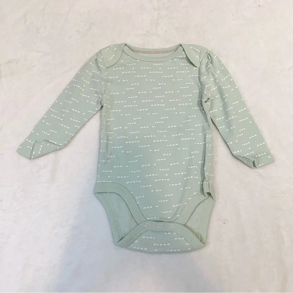 5/$25 NEW Cloud‎ Island Baby newborn girl's 4 pack long sleeve cotton bodysuit
